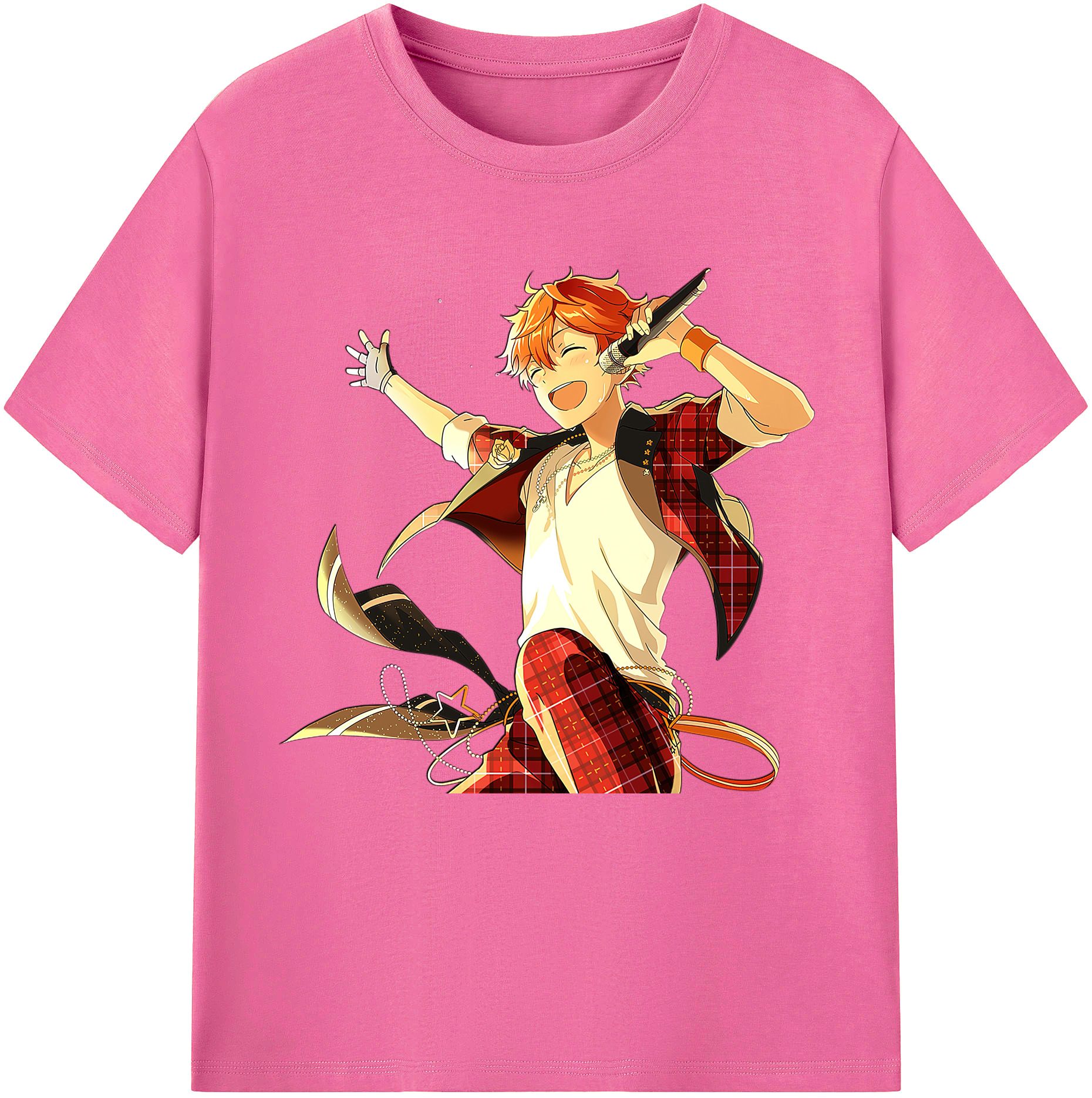 （画像用） あんさんぶるスターズ! Ensemble Stars レディースカジュアルプリントTシャツ（綿100％）